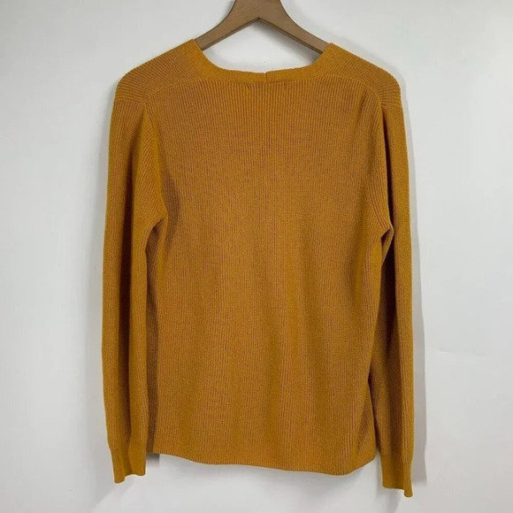 Mango MNG Women's V Neck Ribbed Long Sleeve Pullover Sweater Size XS - Picture 2 of 10